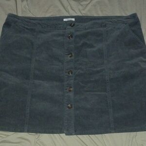 Maurices Cordaroy Miniskirt 24W